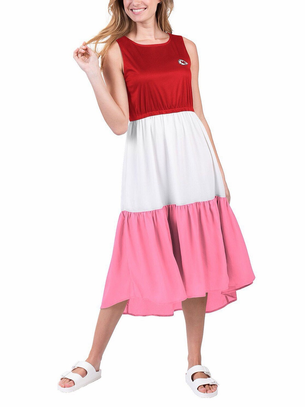 Women's G-III 4Her by Carl Banks‎ Red/White/pink San Francisco 49ers Dress